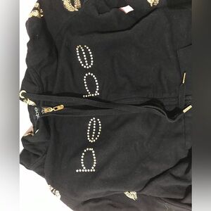 Bebe Two piece bundle Hoodie and pants kiss print Top is Small Bottom is Medium